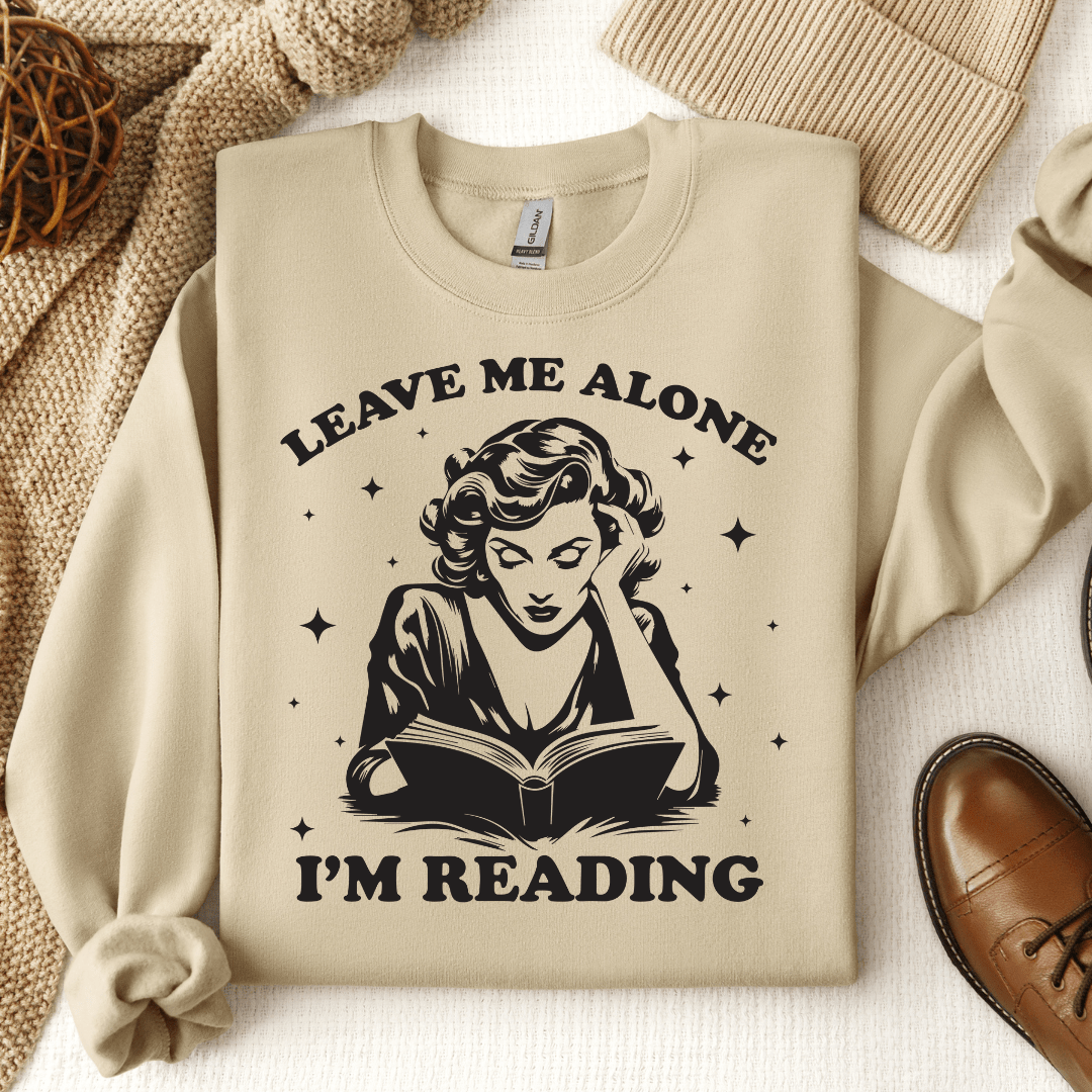 Leave Me Alone I'm Reading Crewneck