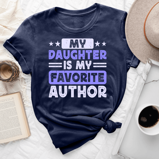 My Daughter is My Favorite Author Tee