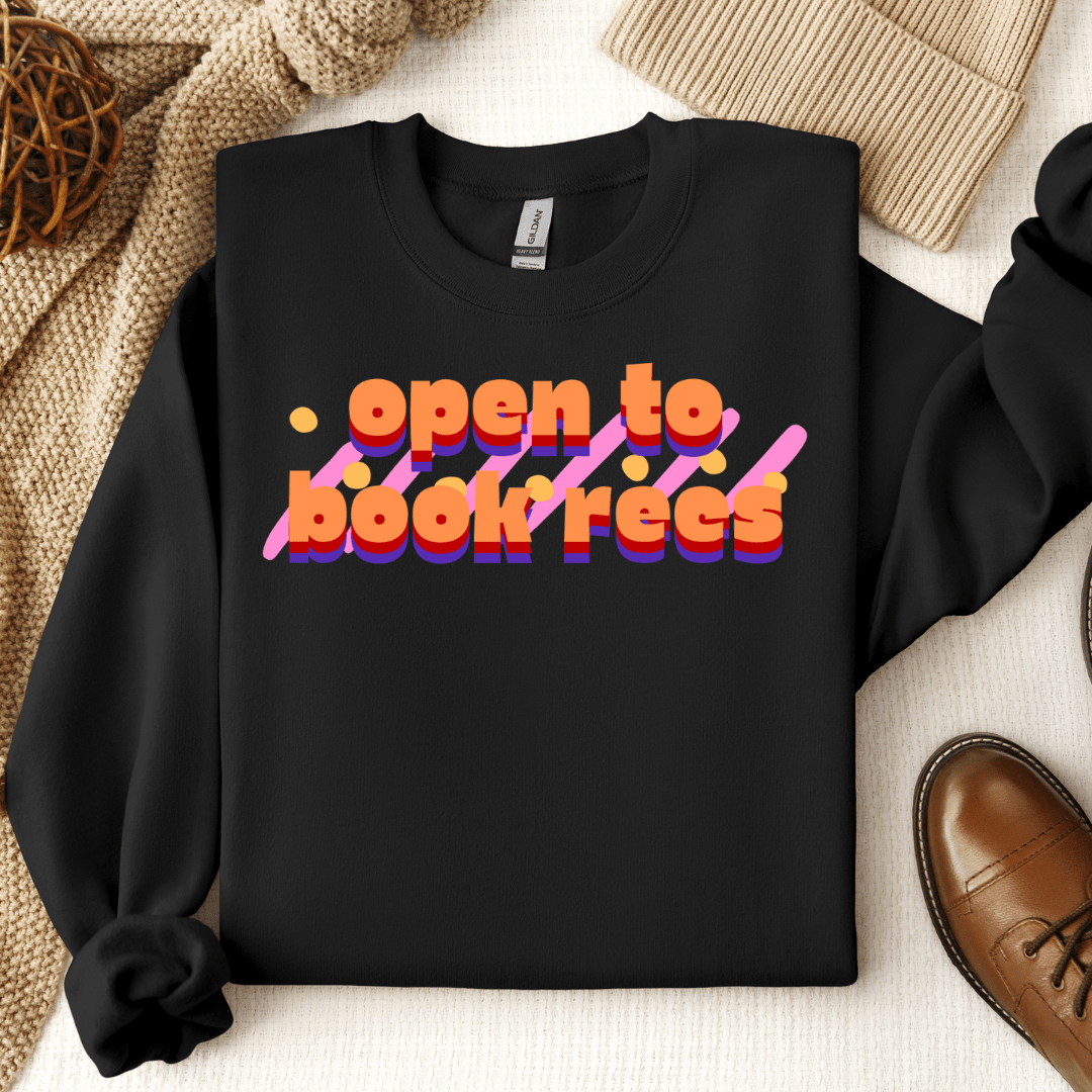 Open To Book Recs Crewneck