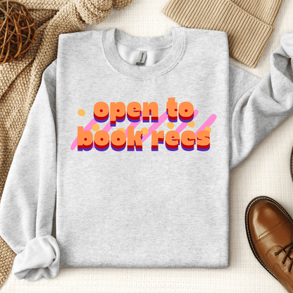 Open To Book Recs Crewneck