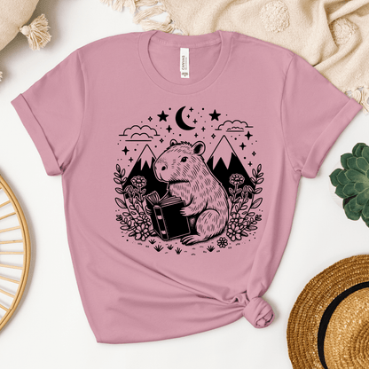 Reading Capybara Tee