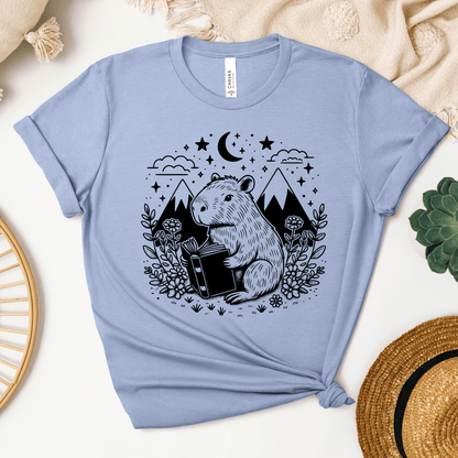 Reading Capybara Tee