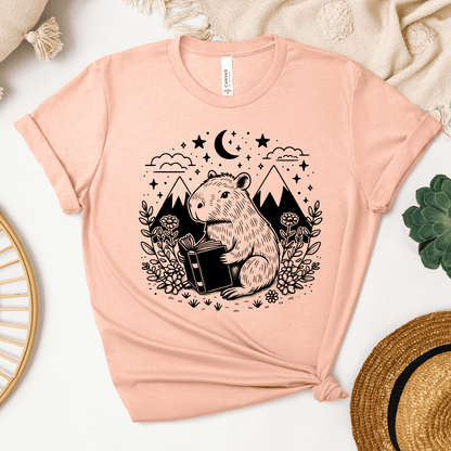 Reading Capybara Tee