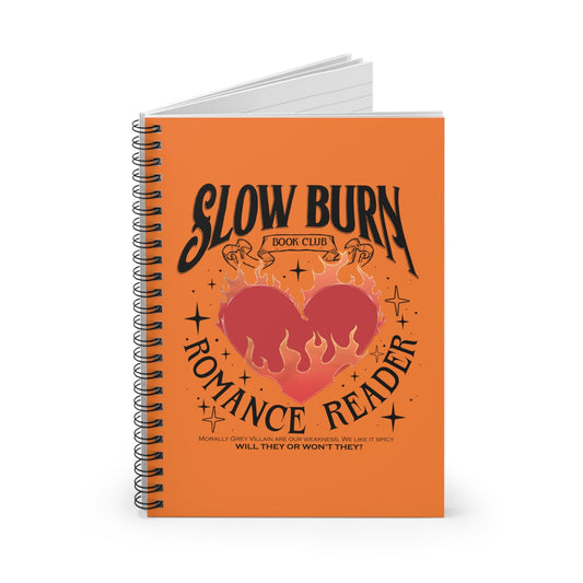 Slow Burn Book Club Spiral Notebook