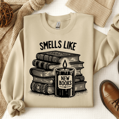 Smells Like New Books Crewneck