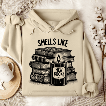 Smells Like New Books Hoodie