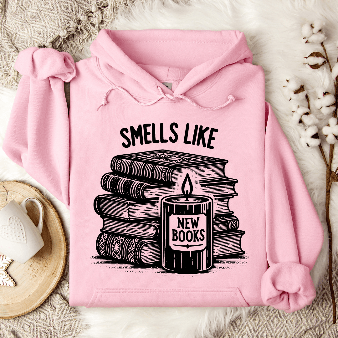 Smells Like New Books Hoodie