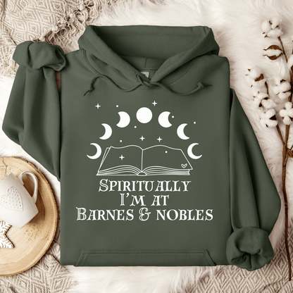 Spirtually I'm At Barnes & Nobles Hoodie