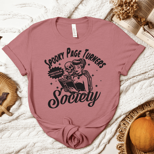 Spooky Page Turners Society Tee