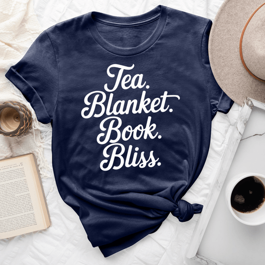 Tea Blanket Book Bliss Tee
