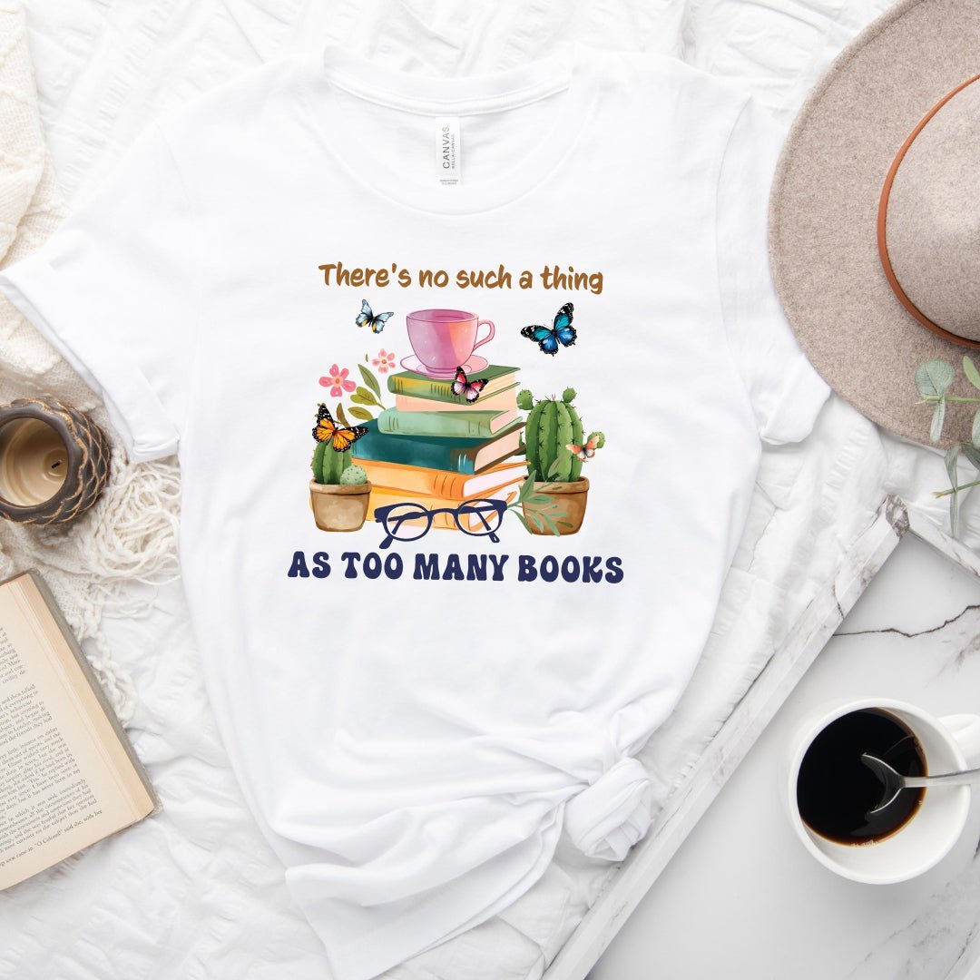 Too Many Books Tee