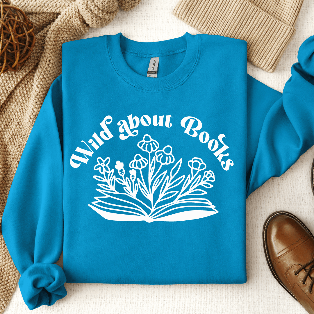 Wild About Books Crewneck