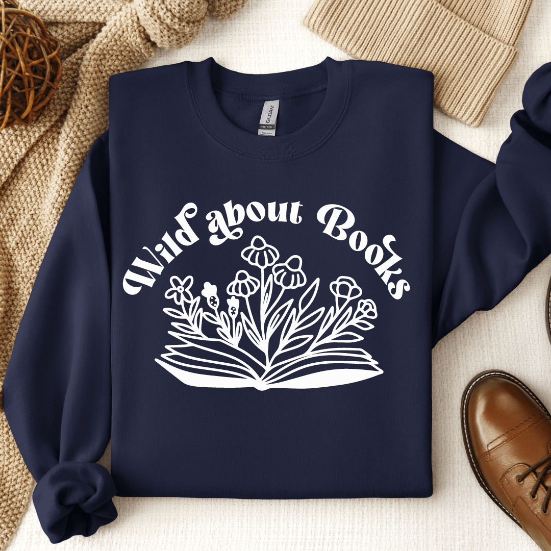 Wild About Books Crewneck